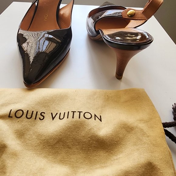 LOUIS VUITTON - AUTHENTIC SOULIERS SLINGBACK SHOES - Picture 10 of 12